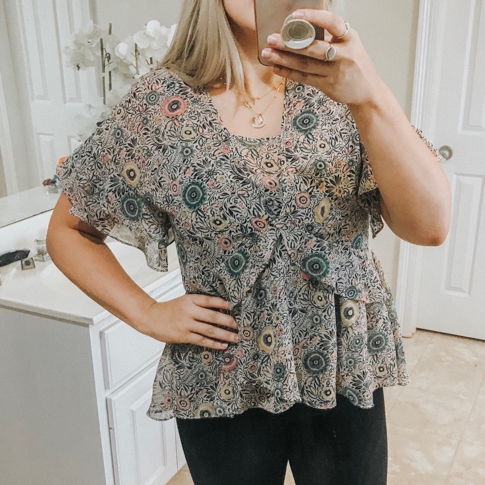 Fun flower blouse